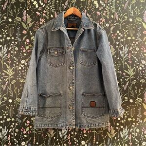 Ralph Lauren Jeans Co. Classic Blue Denim Jacket with Patch Detail